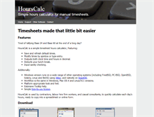 Tablet Screenshot of hourscalc.autons.net